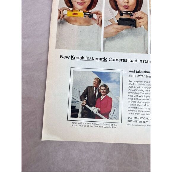Vintage Print Advertisement Ad 1965 Kodak Print - Picture 2 of 6